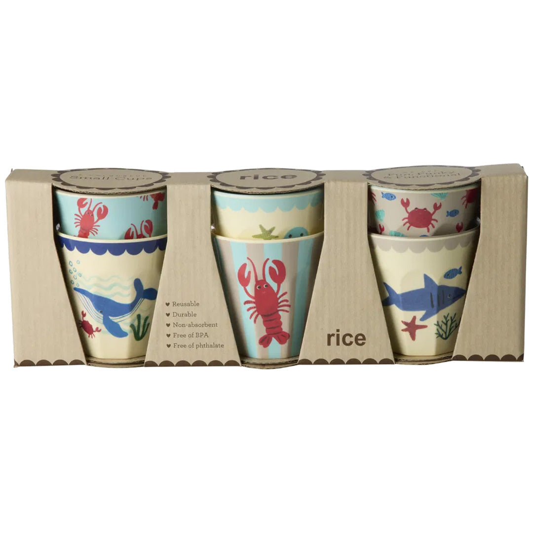 rice kinderbeker - blue ocean - 160 ml - 6st | MELCU-6ZSOCEB | 