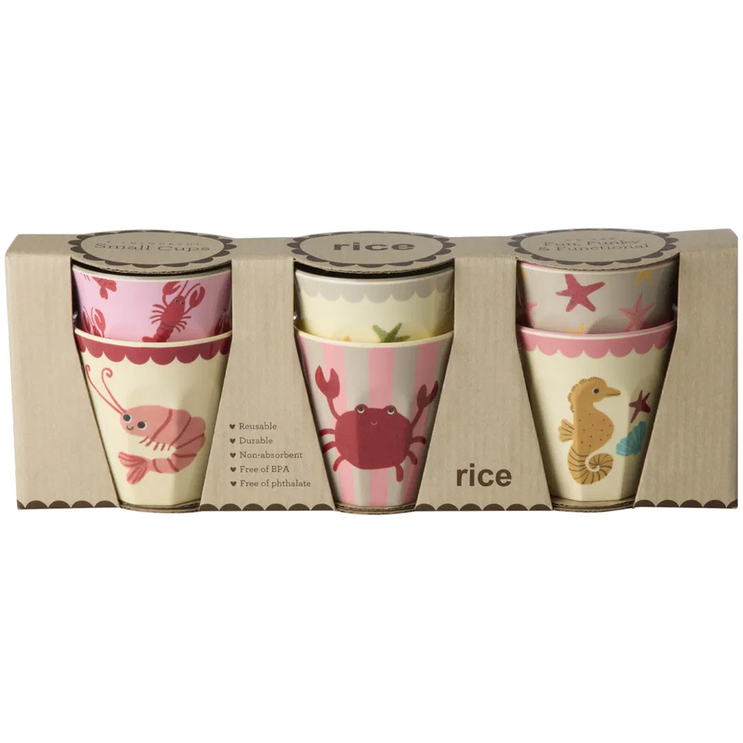 rice kinderbeker - coral ocean - 160 ml - 6st | MELCU-6ZSOCEI | 