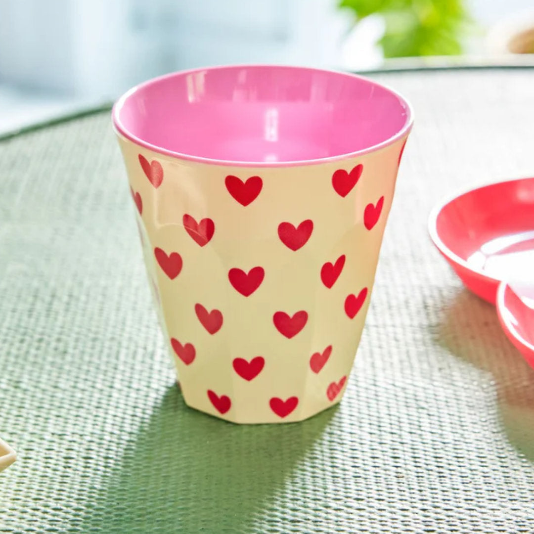 rice kinderbeker - darling hearts - 250 ml |  MELCU-DAHE | 2