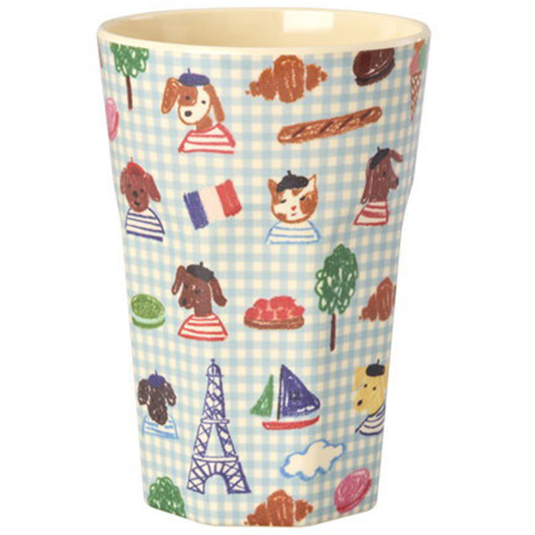 rice kinderbeker - blue kids in paris - 400 ml | MELCU-LPARIS | 