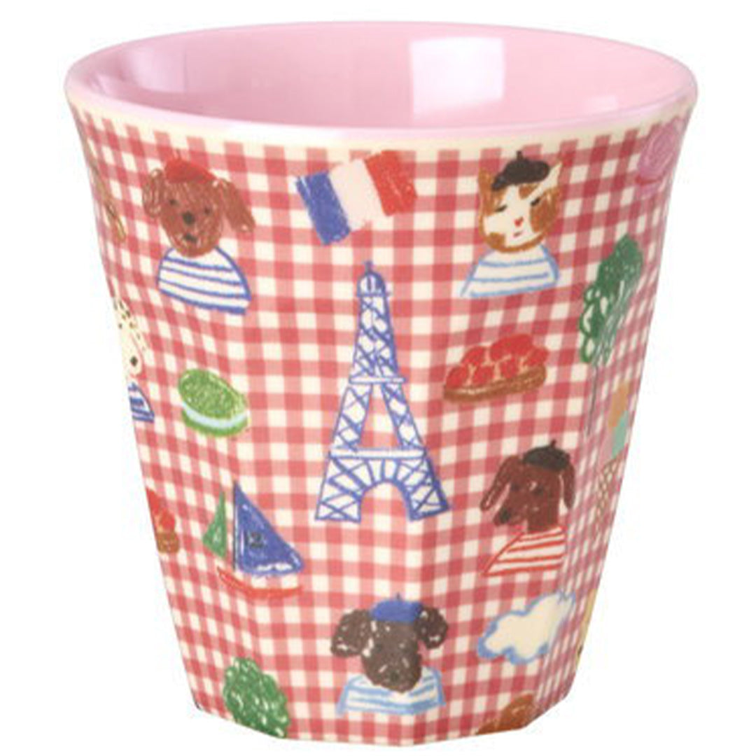 rice kinderbeker - red kids in paris - 250 ml | MELCU-PARISR | 