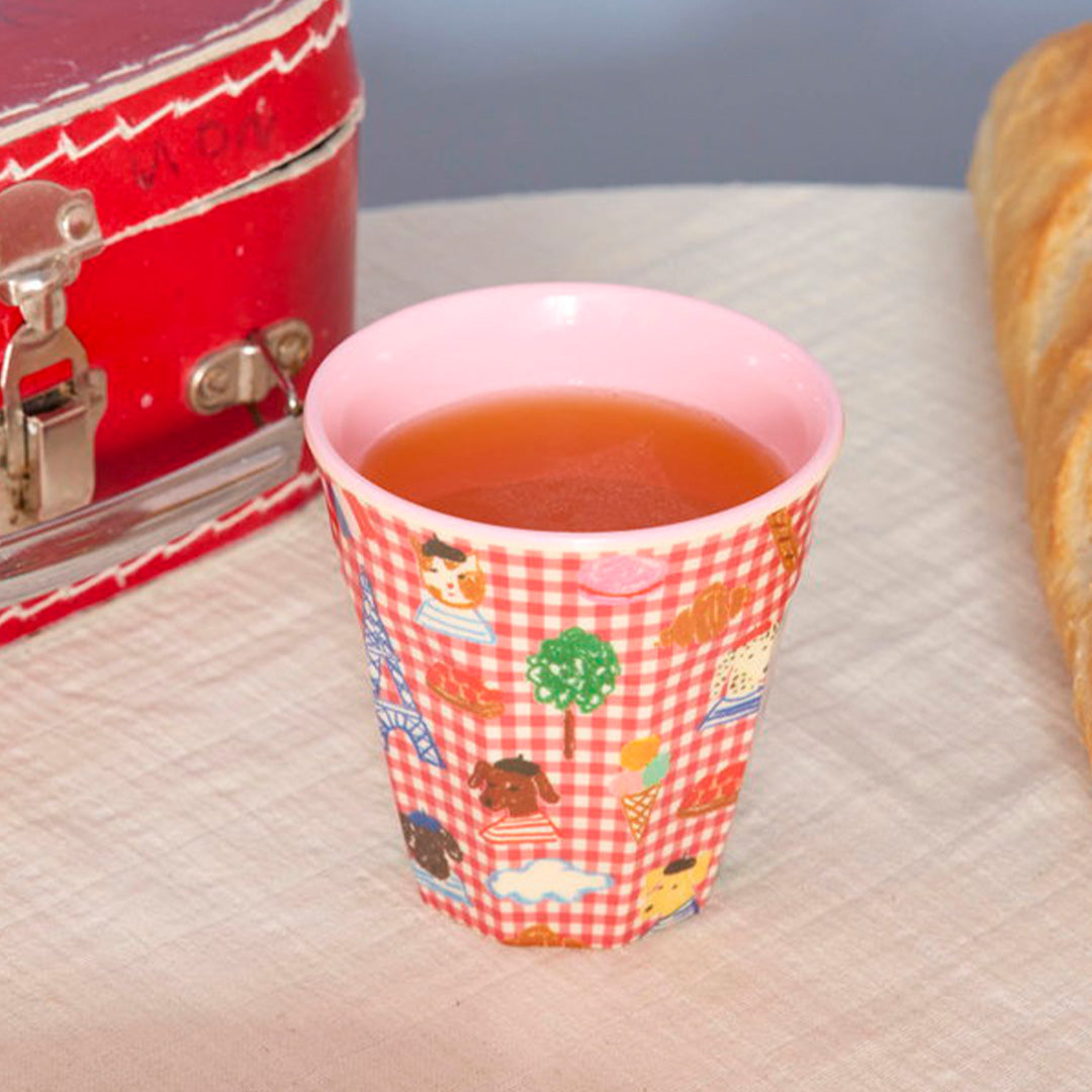 rice kinderbeker - red kids in paris - 250 ml | MELCU-PARISR | 2