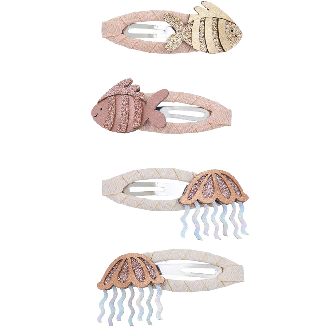 mimi & lula haarspeldjes fishy friends - 4st | 182048-08 |