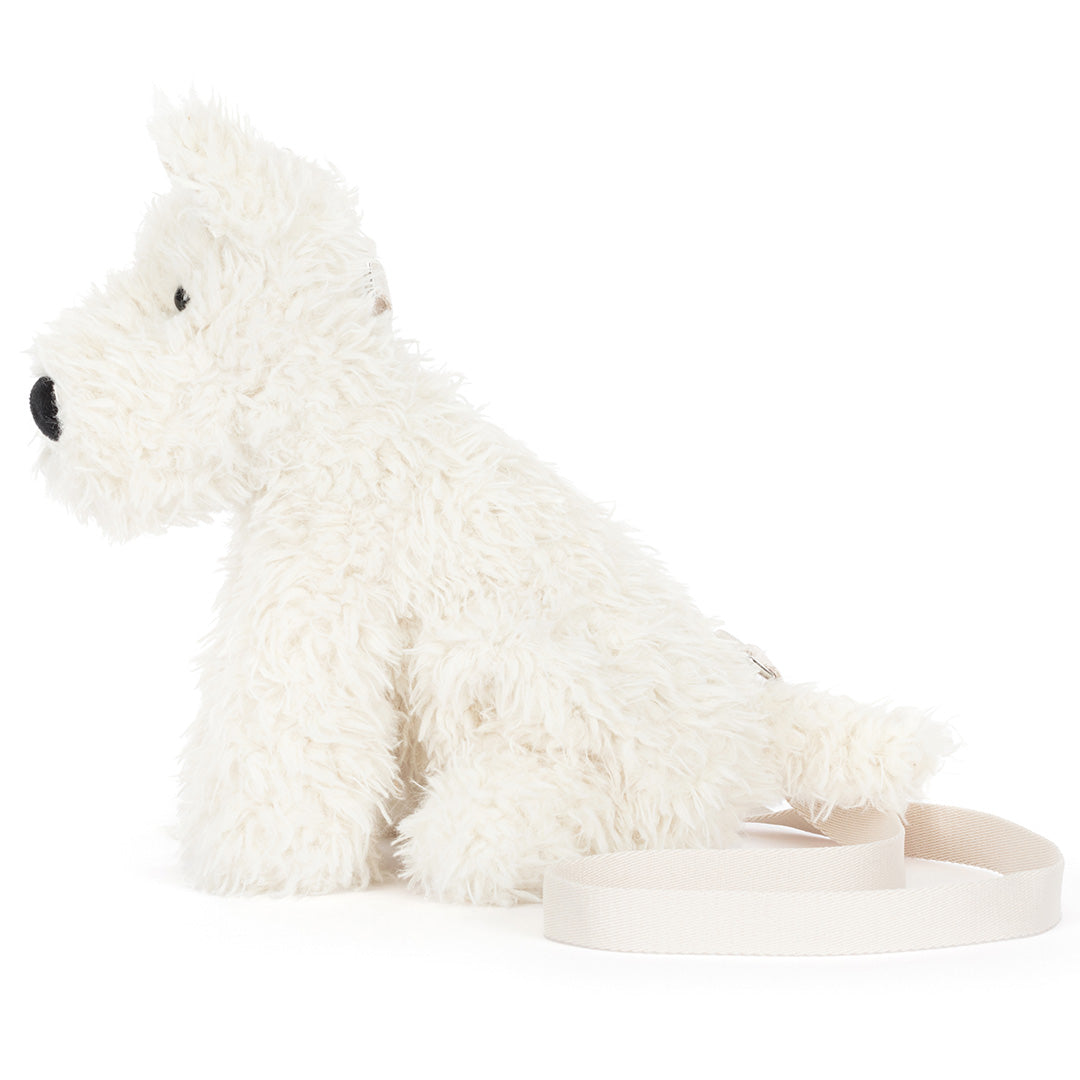 jellycat kindertas hond scottie - 28 cm