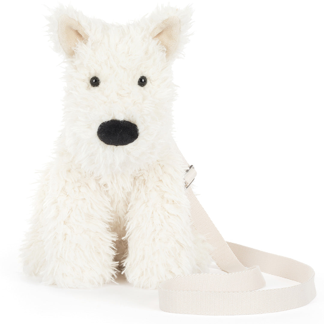 jellycat kindertas hond scottie - 28 cm