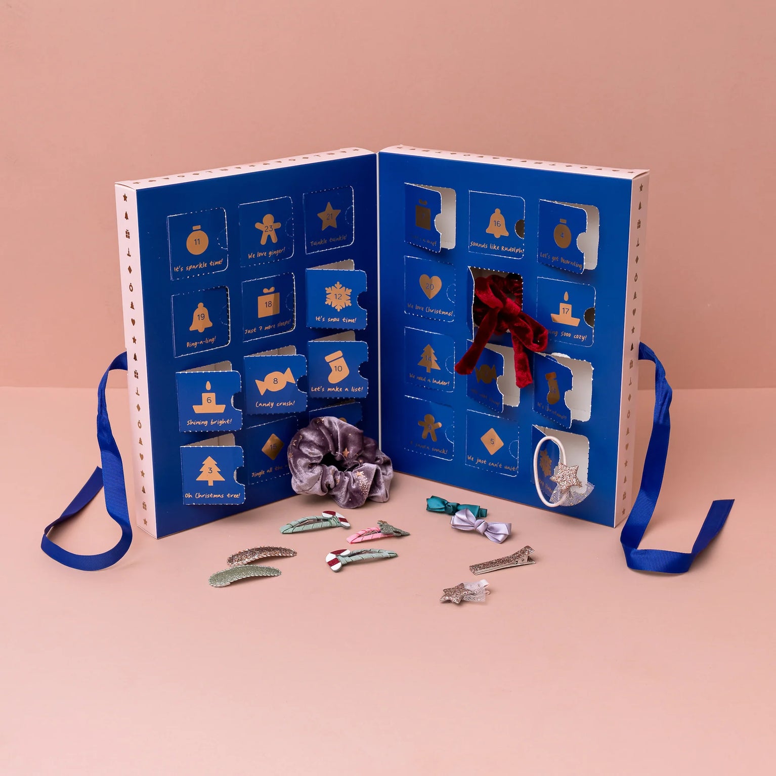 mimi & lula adventskalender met haaraccessoires - 24st