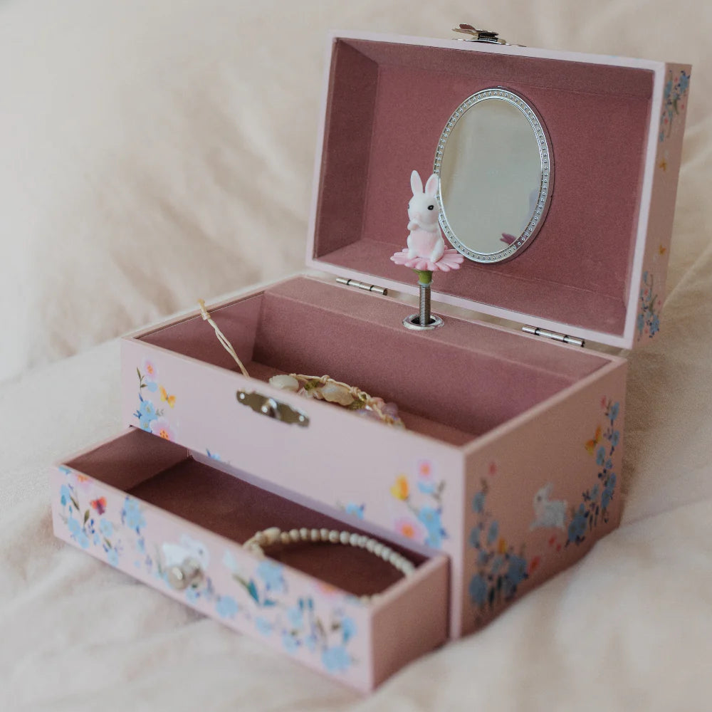 petit monkey sieradendoosje met muziek rabbit