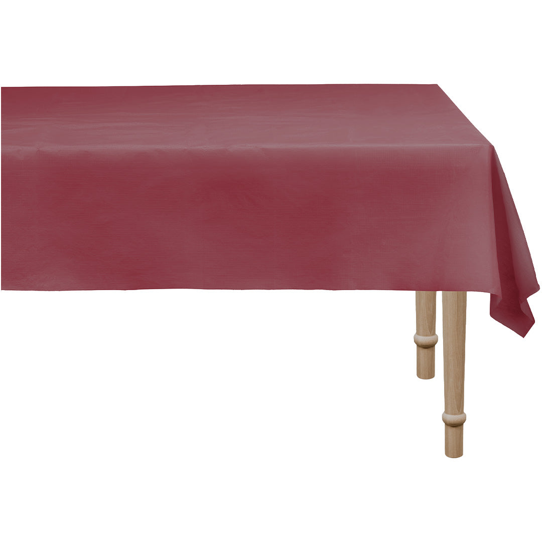 partydeco tafelkleed donkerrood - 137x183 cm