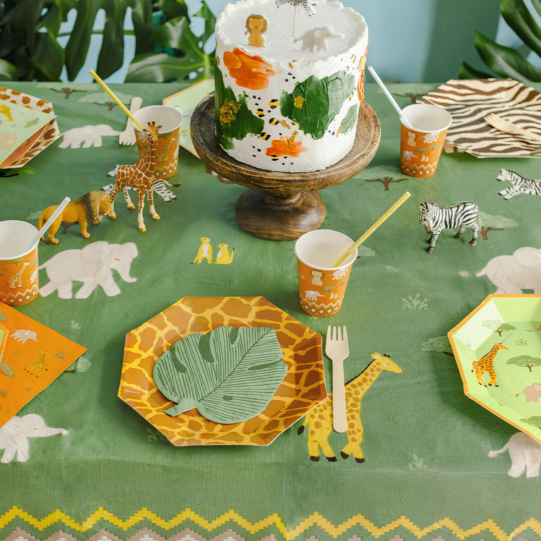 partydeco tafelkleed safari - 180x120 cm | OBS7 | 4