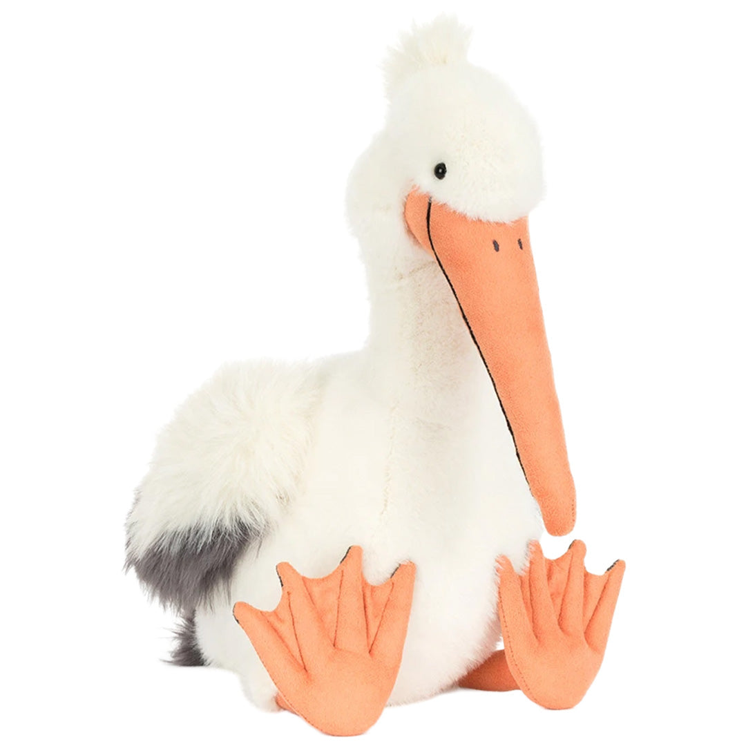jellycat knuffelvogel keli pelican - 34 cm | PEL2CAN | 