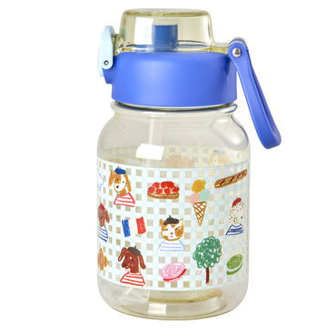 rice drinkfles kids in paris - blue - 700 ml | PLBOT-LPARIS | 