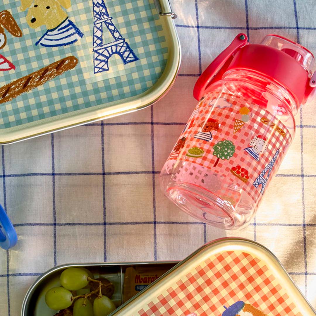 rice drinkfles kids in paris - red - 700 ml | PLBOT-LPARISR | 2