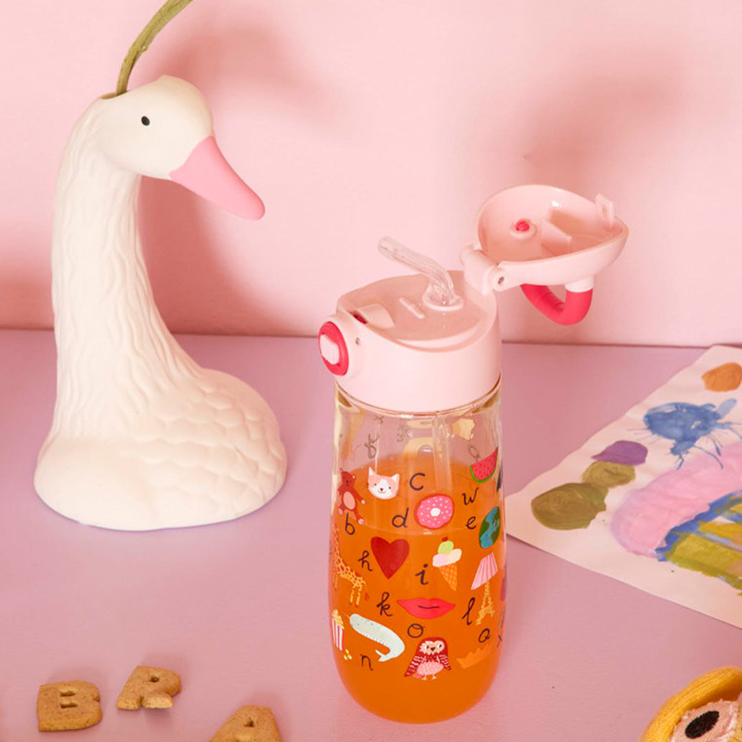 rice drinkfles abc - pink | PLBOT-SABCI | 3