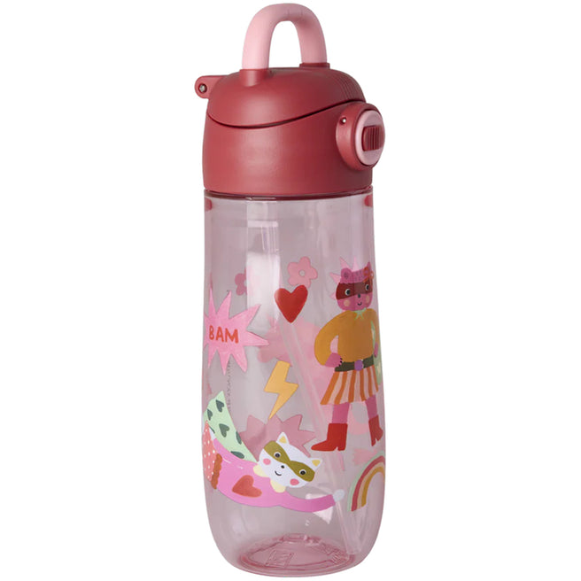 rice drinkfles hero - roze - 550 ml | PLBOT-SHEROI | 