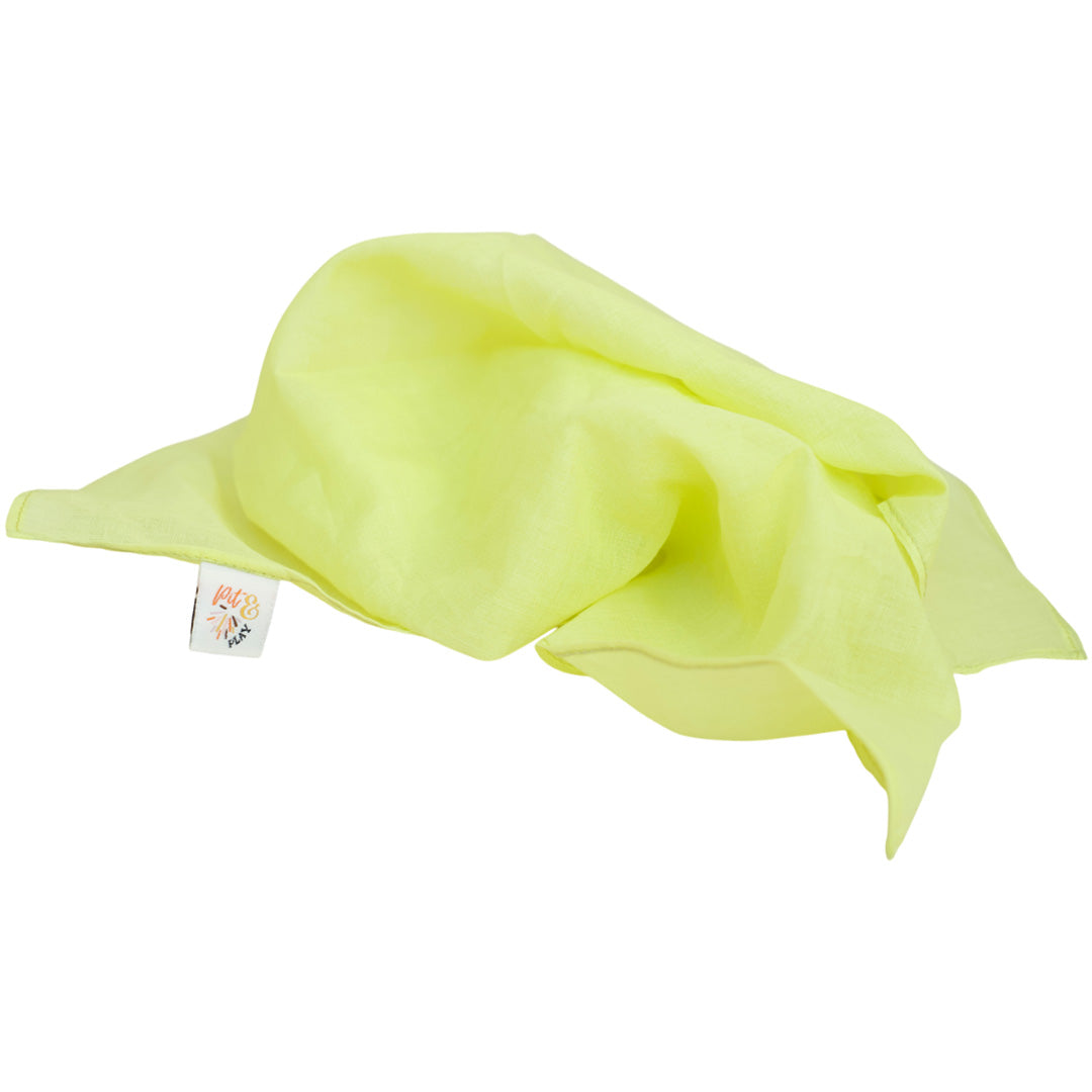 pit and play speeldoek pastel - geel - 48x48 cm | 6154113684658 | 3