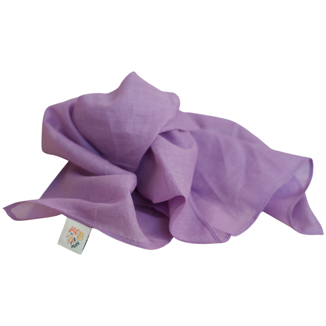 pit and play speeldoek pastel - lila - 75x75 cm | 6154122669608  | 0