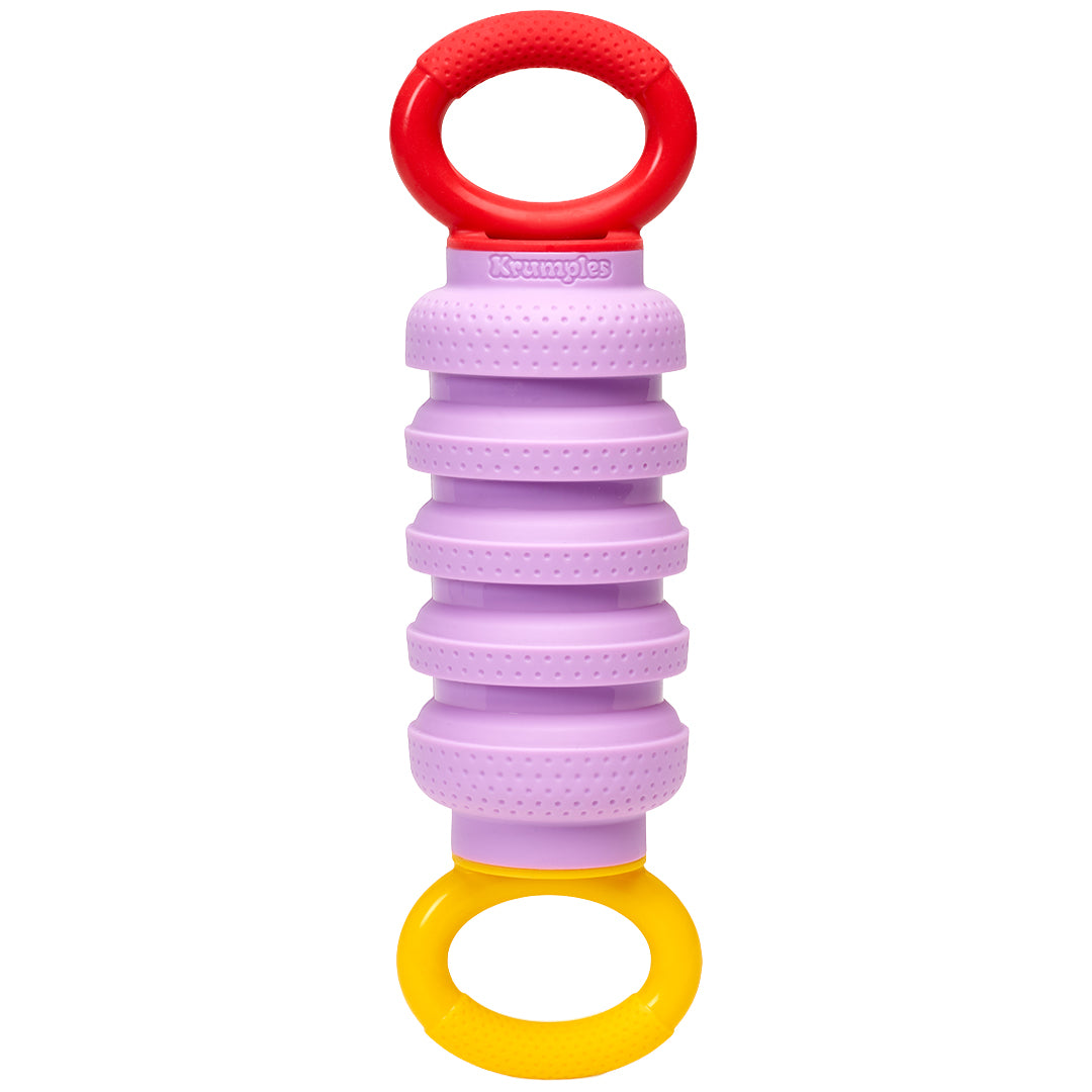 quut sensorische speeltje krumples pully - lavender | QTK001 | 