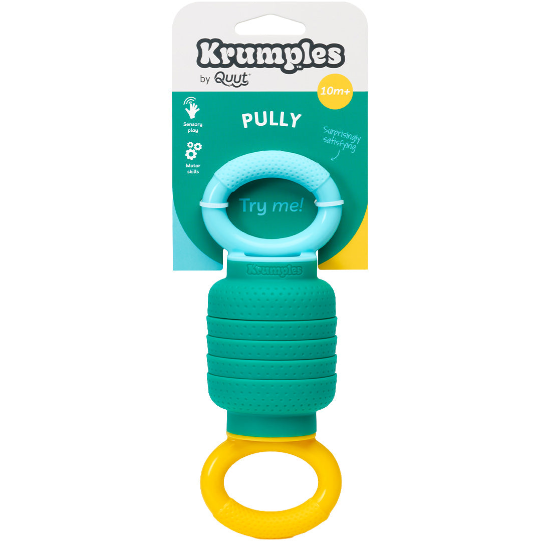 quut sensorische speeltje krumples pully - lagoon green | QTK003 | 4