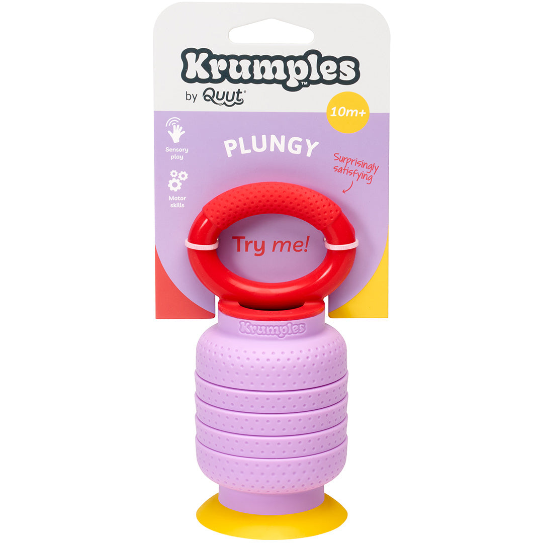 quut sensorische speeltje krumples plungy - lavender | QTK005 |  4