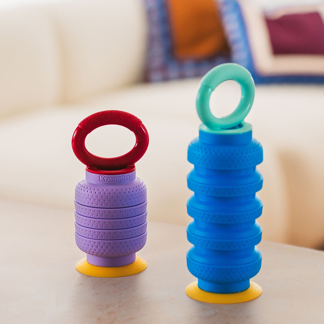 quut sensorische speeltje krumples plungy - lavender | QTK005 |  3