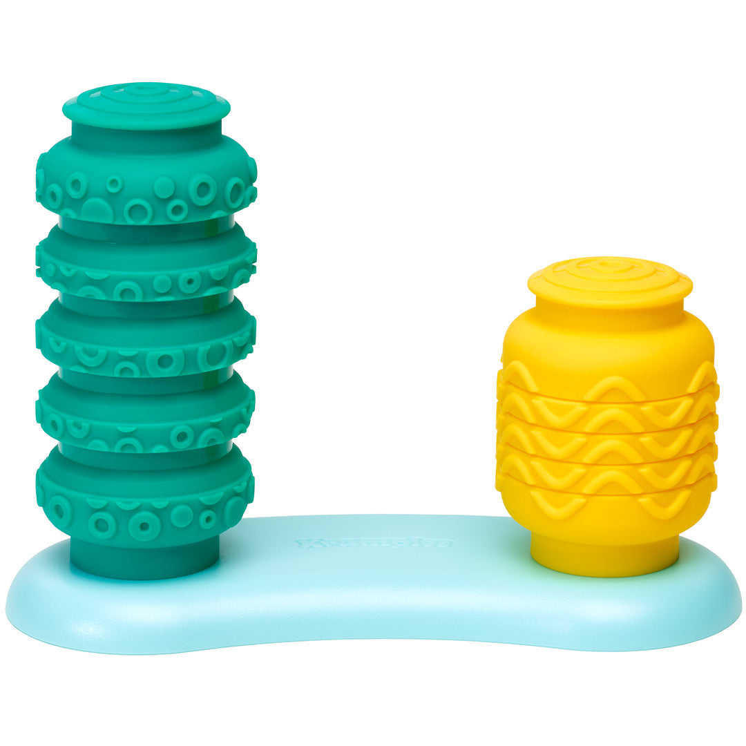 quut sensorische speeltje krumples bob & pop - lagoon | QTK008 | 