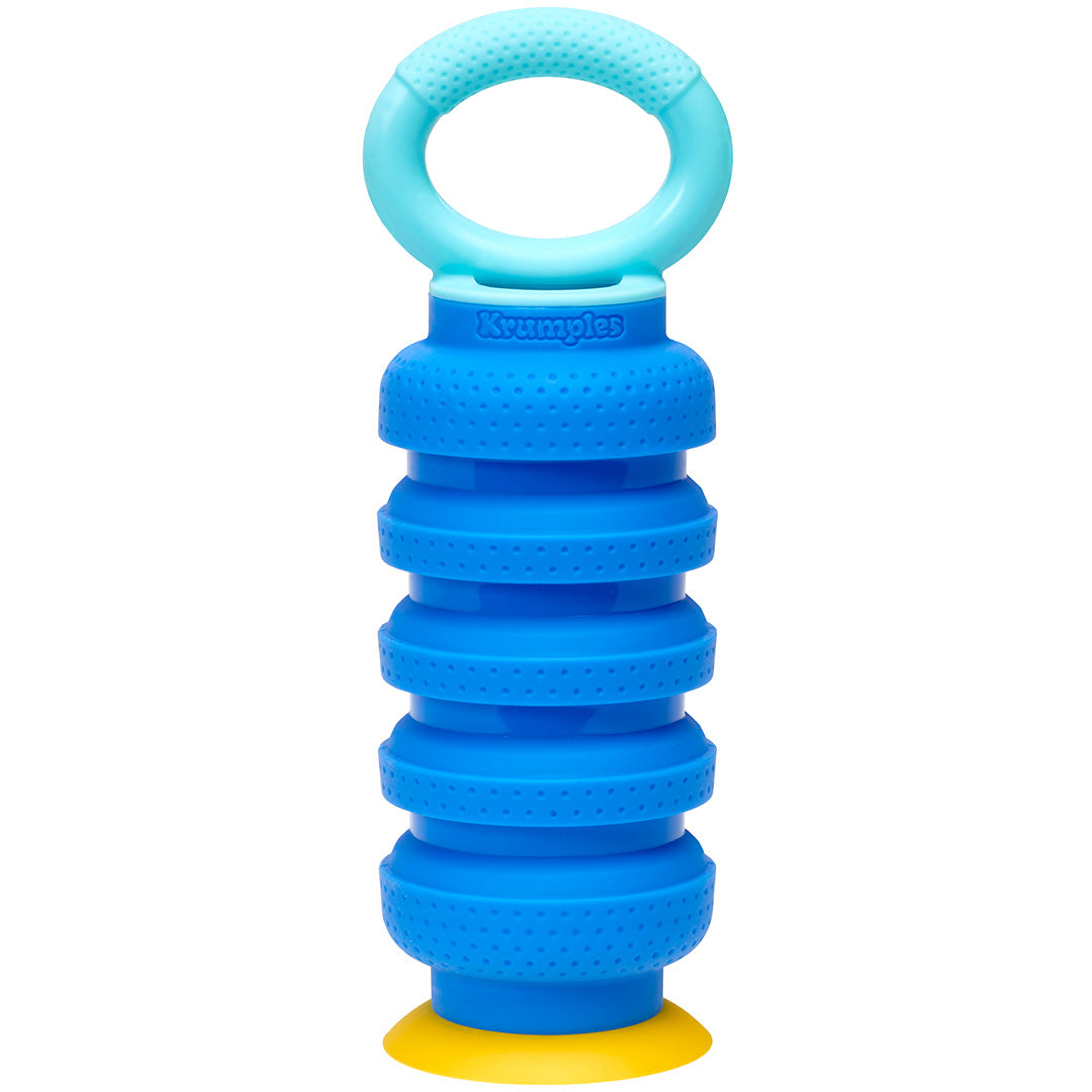quut sensorische speeltje krumples plungy - vintage blue | QTK006 | 