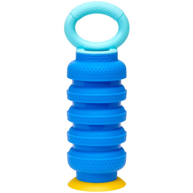 quut sensorische speeltje krumples plungy - vintage blue | QTK006 | 