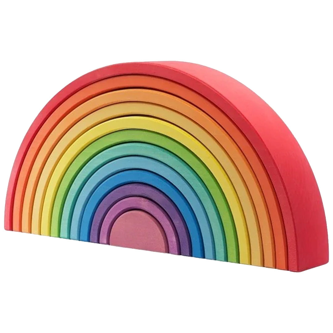 ocamora regenboog stapeltoren rood - 12 bogen - 41 cm | A-1201 | 