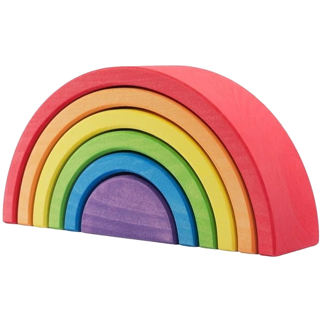 ocamora regenboog stapeltoren rood - 6 bogen - 23 cm | A-0601