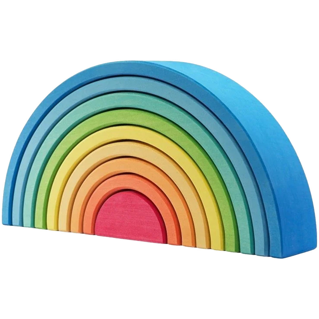 ocamora regenboog stapeltoren blauw - 9 bogen - 32 cm | A-0909