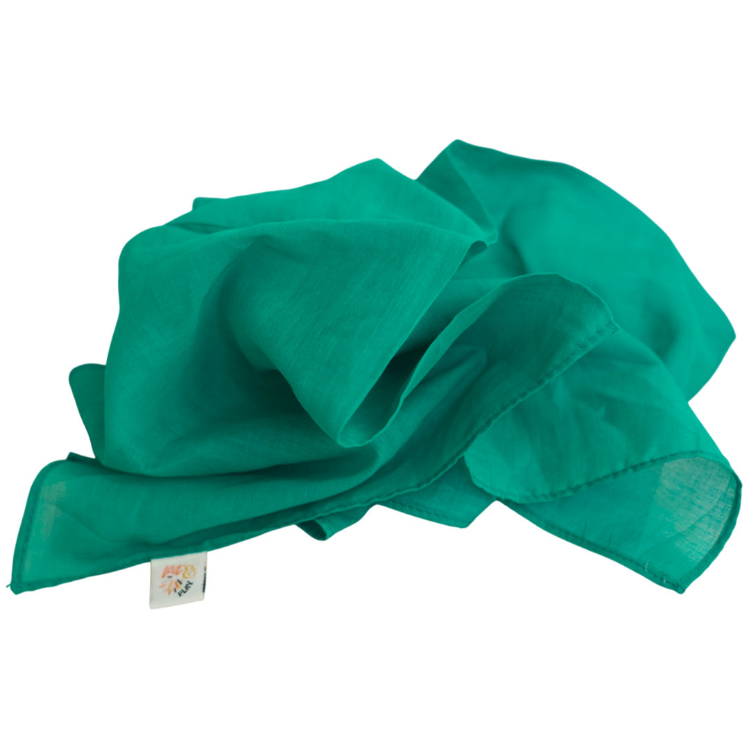 pit and play speeldoek regenboog - groen - 75x75 cm | 6154119840836 | 1
