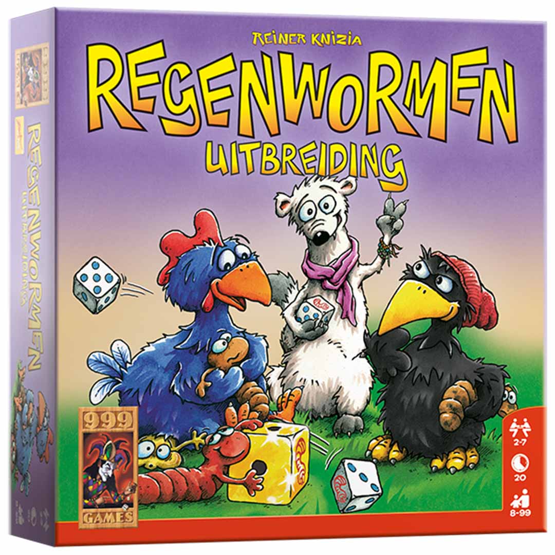 999 games regenwormen uitbreiding | 999-RGW05 | 0