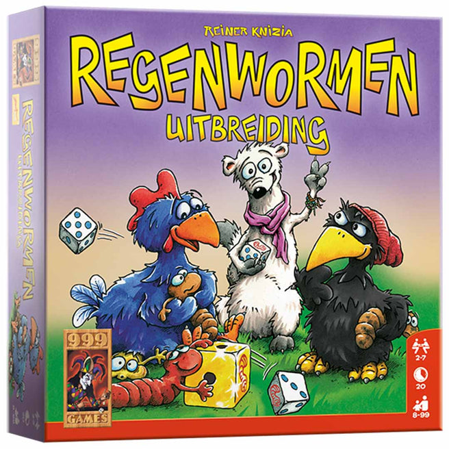 999 games regenwormen uitbreiding | 999-RGW05 | 0