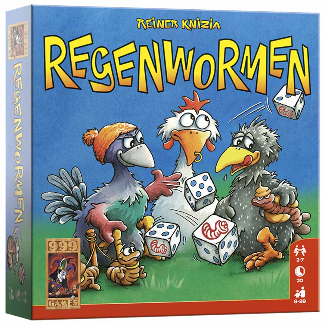 999 games regenwormen | 999-RGW01 | 0