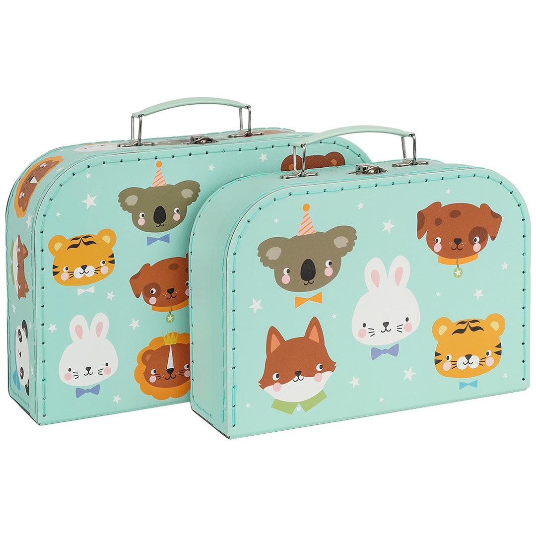 a little lovely company kofferset dierenvriendjes - 2st | SCAFYE28 | 1