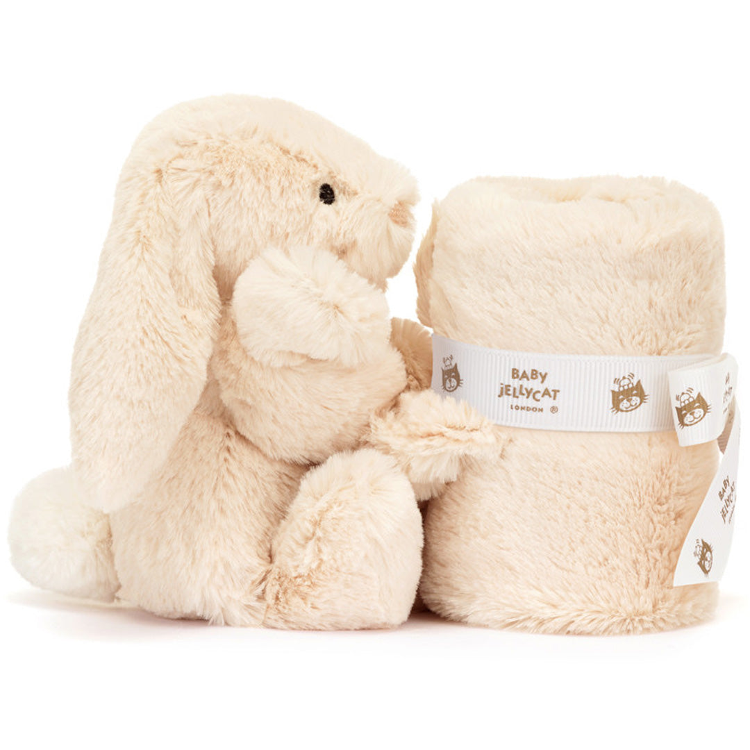 SO4WIL | jellycat knuffeldoek bashful konijn luxe - beige - 34 cm | 5