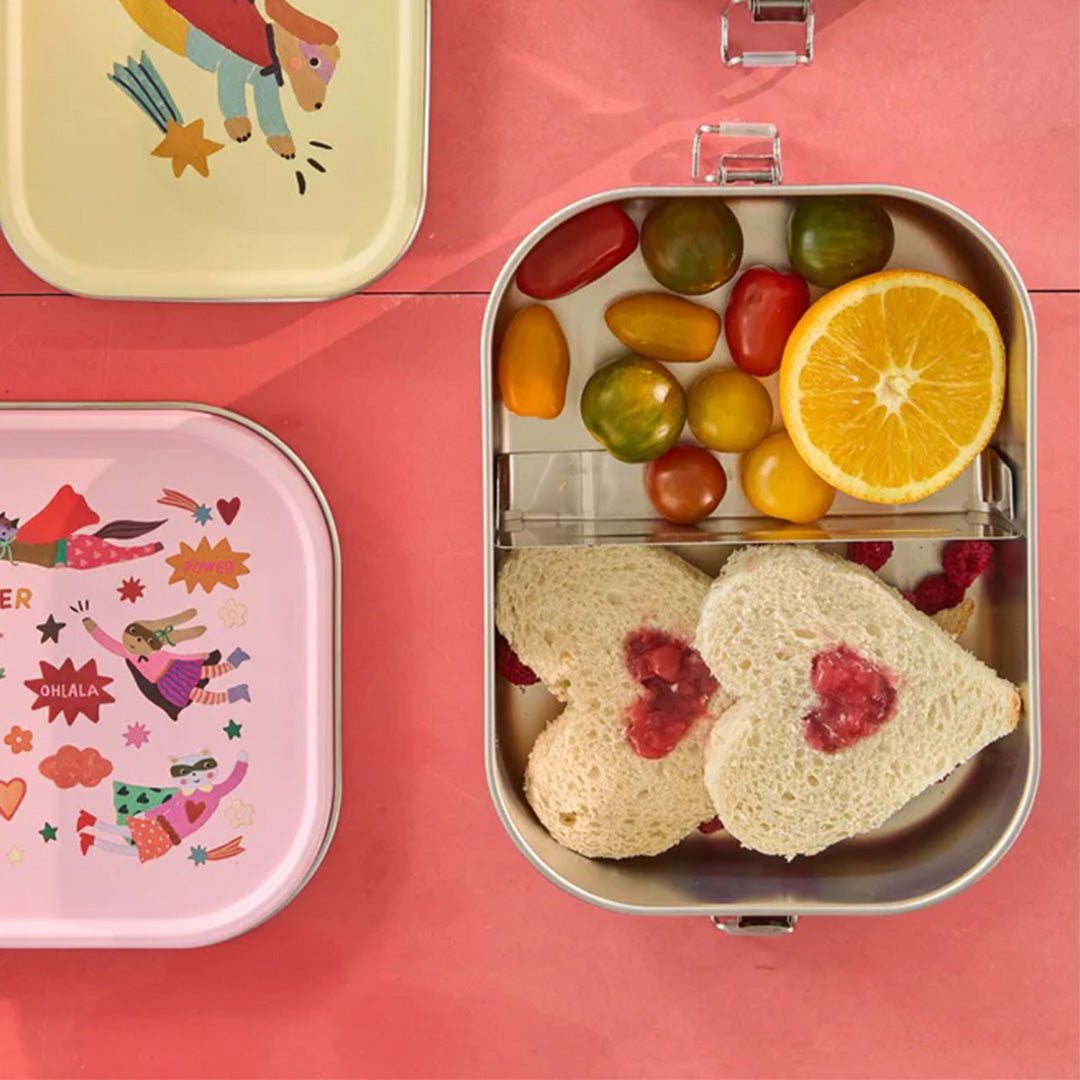 rice rvs broodtrommel hero - roze | STLUN-LHEROI | 3