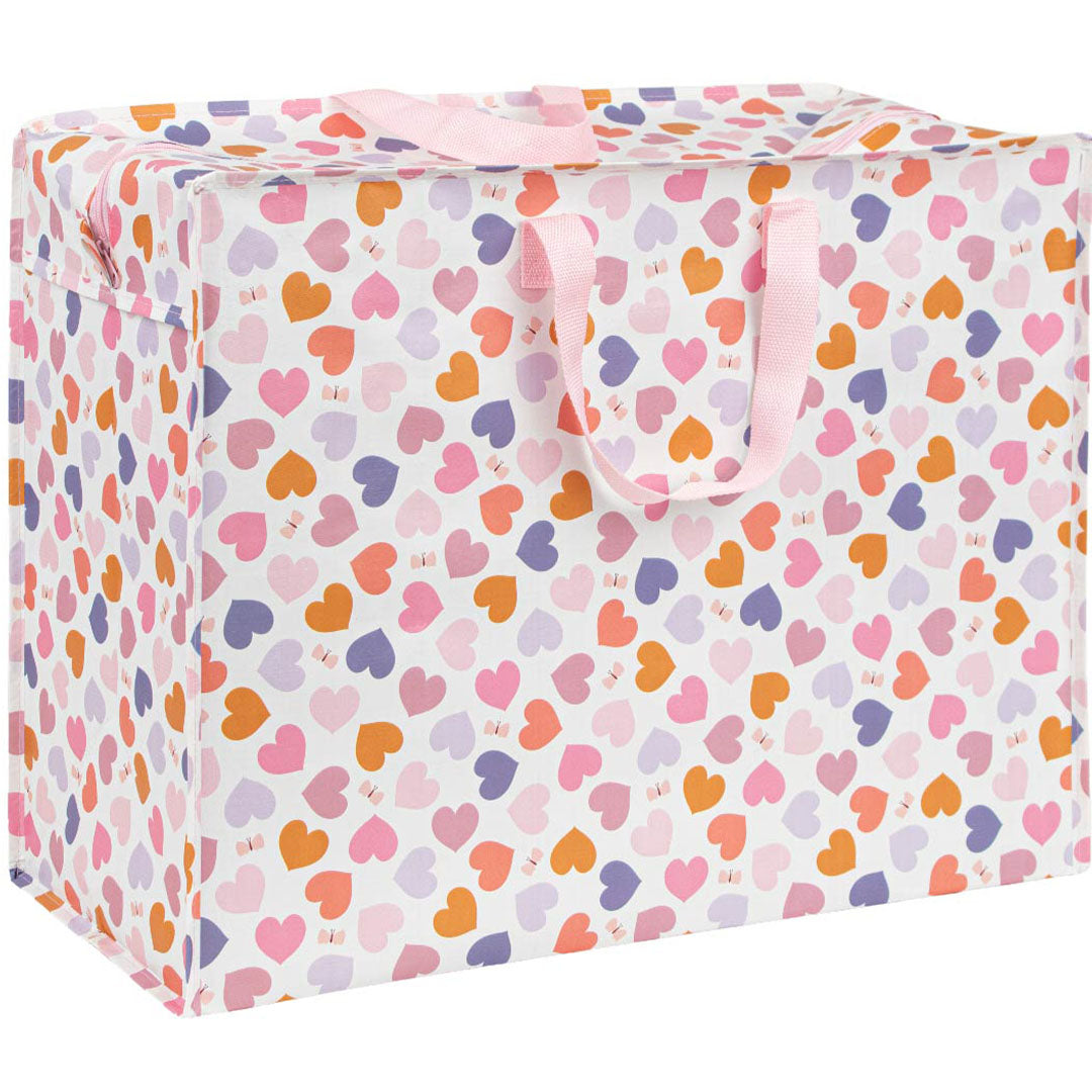 a little lovely company opbergtas hartjes - XL | STXLHE37 | 