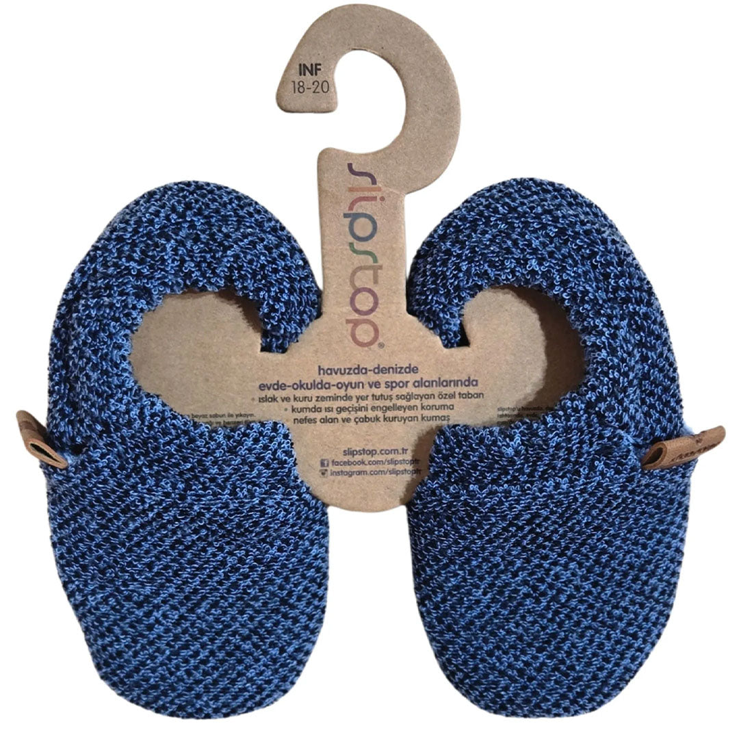 slipstop kindersloffen - indigo - maat 22-23