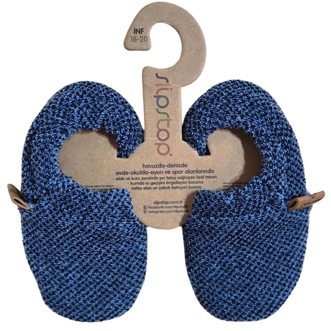 slipstop kindersloffen - indigo - maat 28-29