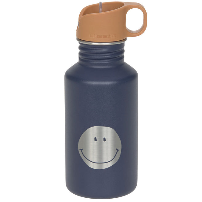 lässig rvs drinkfles little gang smile navy - 500 ml