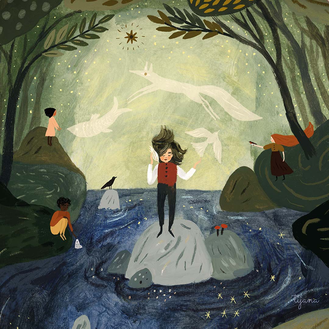 toverlux toverplaat voor toverlamp - schelp | TI-SIL-SH | 4