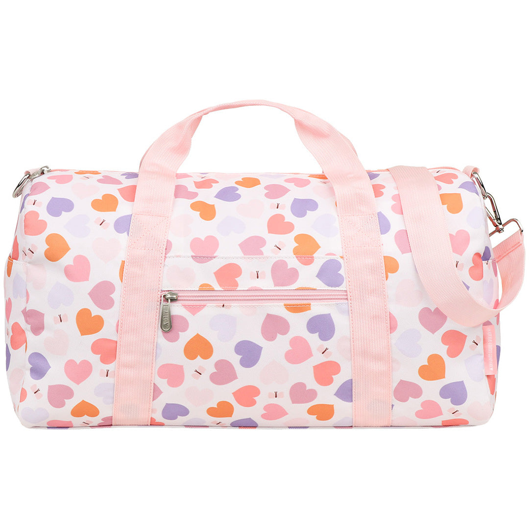 a little lovely company weekendtas hartjes - 46 cm