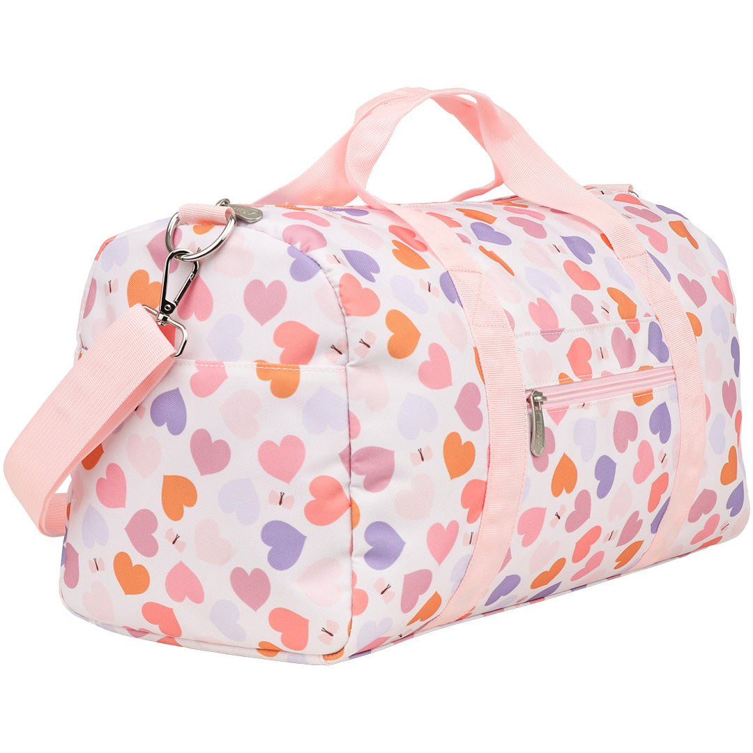 a little lovely company weekendtas hartjes - 46 cm