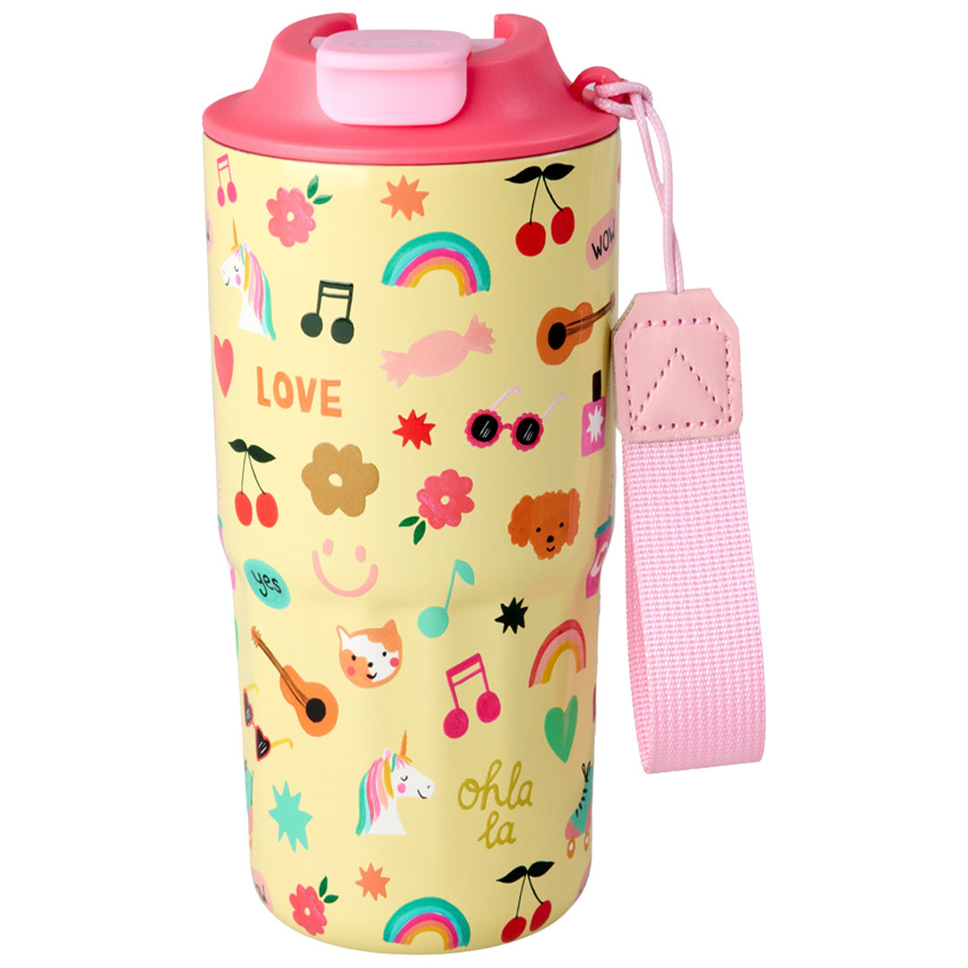 rice rvs drinkfles thermos - unicorn love - 550 ml | THCUP-UNILO