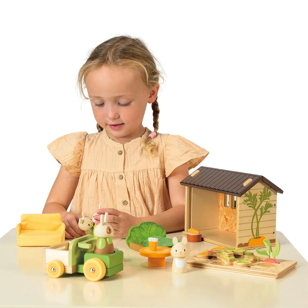 tender leaf toys speelset - konijnen moestuin  | 4608376 | 3