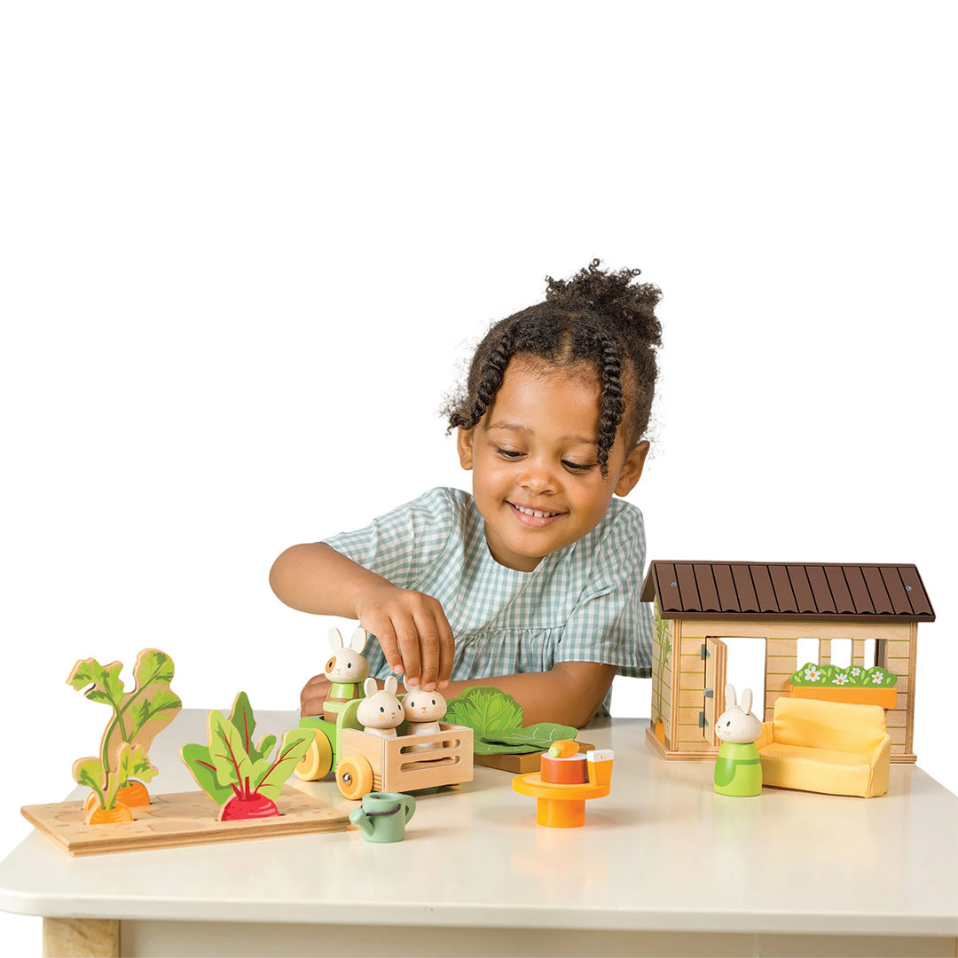 tender leaf toys speelset - konijnen moestuin  | 4608376 | 2
