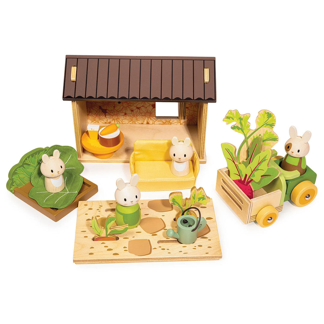 tender leaf toys speelset - konijnen moestuin  | 4608376 | 6