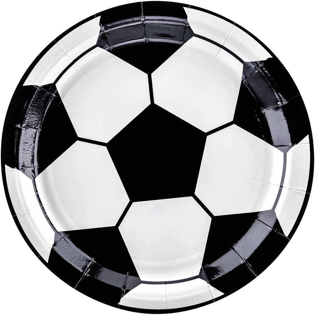 partydeco borden voetbal - 6st | TPP72 | 1