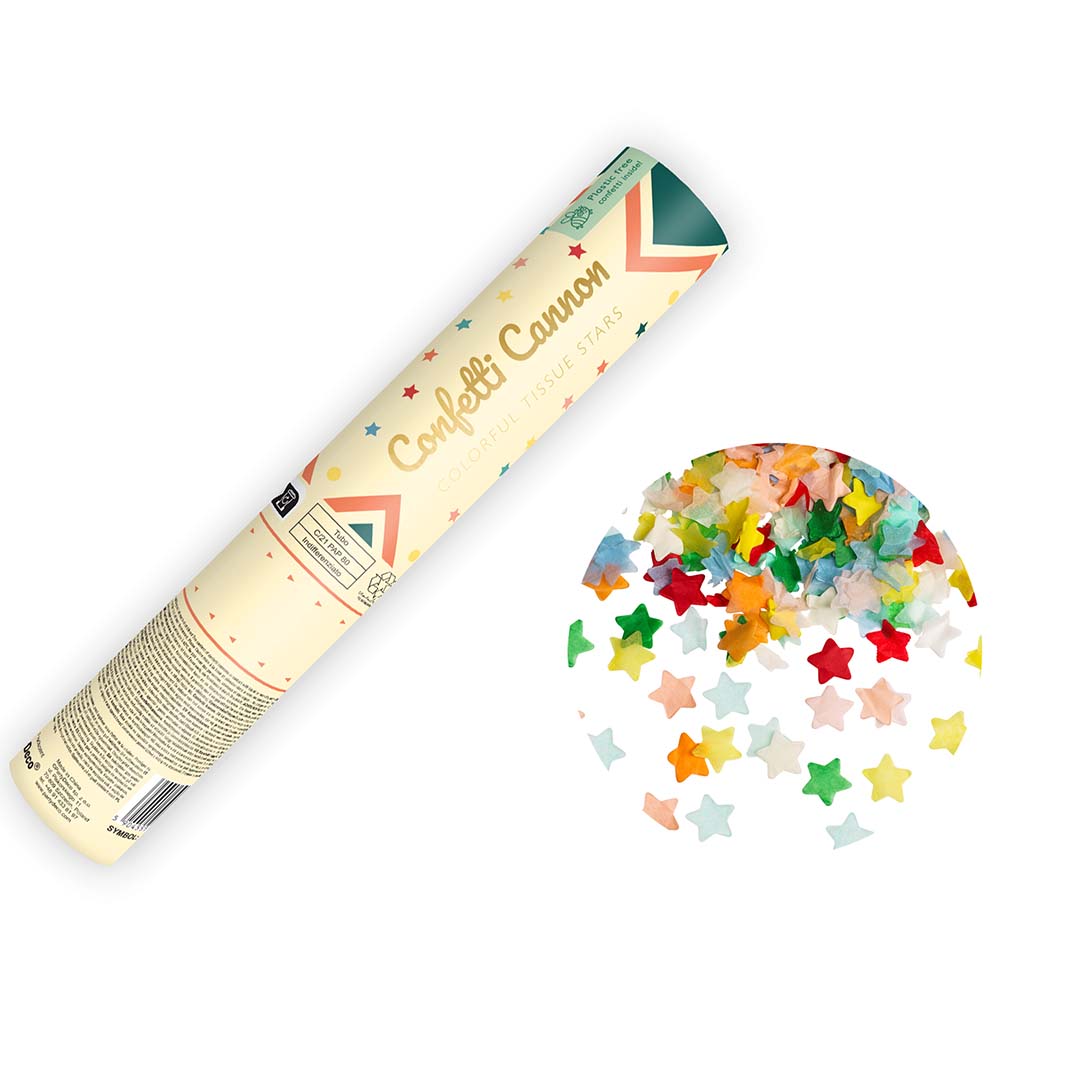 partydeco confettikanon circus | TUKSC20 | 1